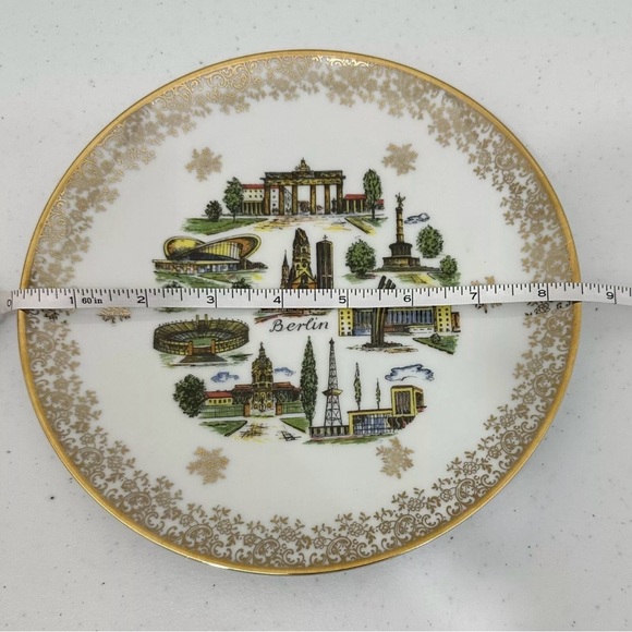Vintage Berlin Germany Schedel Bavaria 8.5” Collectable Souvenir Plate - Picture 7 of 7